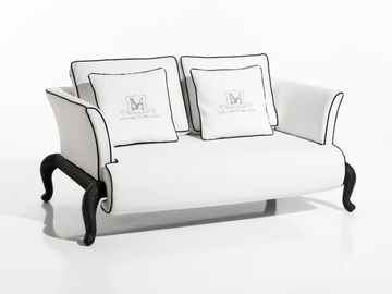 CANOPO - 2 seater fabric garden sofa by Samuele Mazza Outdoor - view 2